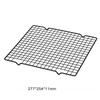 1PC Baking Rectangle Mesh Folding Bread Rack Chiffon Cake Mold Carbon Steel Cooling Rack with Feet Food Production