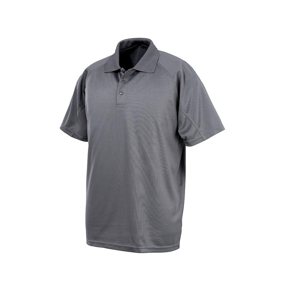 Spiro Impact Mens Performance Aircool Polo T-Shirt