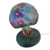 Mushroom Table Lamp Painting Resin Retro Handmade Bohemian Style Colorful Mushroom Bedside Lamp for Living Room Offize