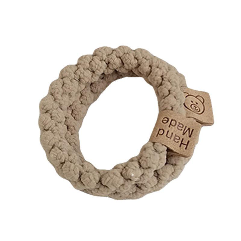 Chic Plush Bun Hairband with Elastic Intestine Design