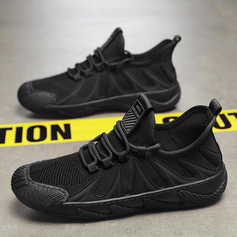 New summer mesh breathable sports mesh shoes lightweight soft-soled coconut running trendy shoes
