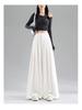 Women's Drapey Wide-Leg High-Waisted Slimming Floor-Length Pants - 2026 Spring/Summer Collection