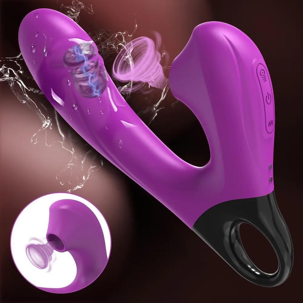 15 режимов, мощный фаллоимитатор G-Spot, вибратор, женская секс-игрушка, мастурбатор, G-Spot, клиторальная присоска, вакуумный стимулятор, товары для взрослых CD21-PU