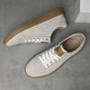 Fashion Leisure Walk Man Casual Shoes Loafers British Suede Leather Sneakers Classic Mens Skateboard Footwear Spring Summer Oxford Shoes