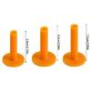 6pcs Versatiles Golf Tees Colorful Plastic Golf Tees Step Down Golf Accecory for Various Playing Conditions