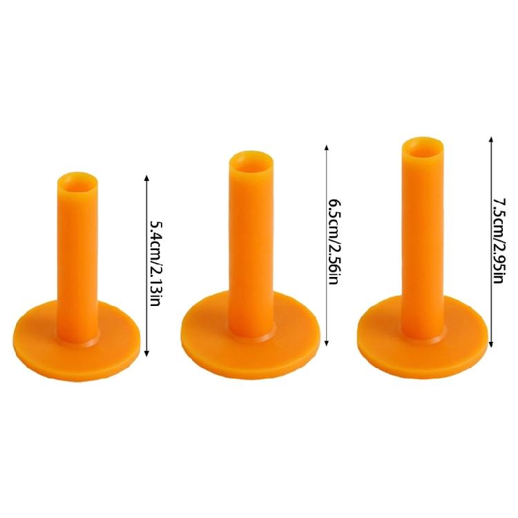 6pcs Versatiles Golf Tees Colorful Plastic Golf Tees Step Down Golf Accecory for Various Playing Conditions