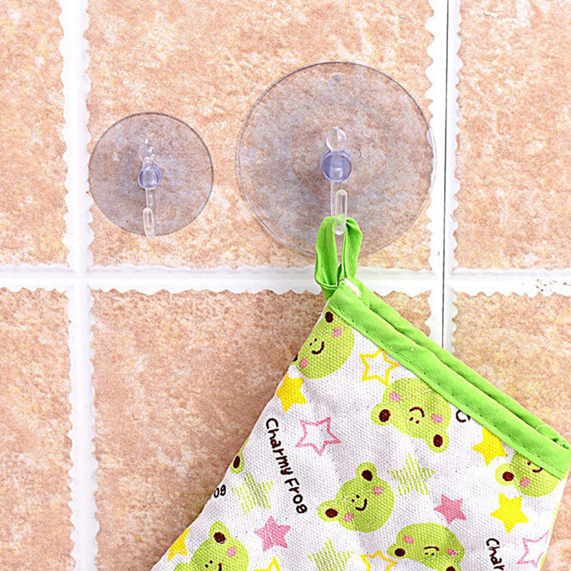 Průhledné nástěnné háčky Věšák Kuchyň Koupelna Přísavka Přísavka