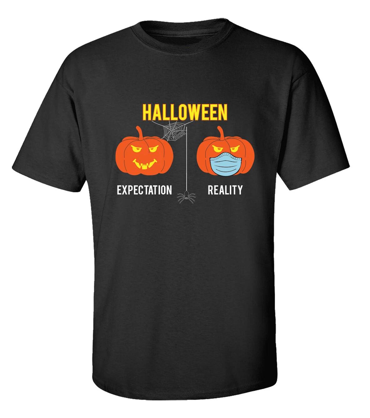 

Halloween Expectation VS Reality Unisex Short Sleeve T-Shirt S