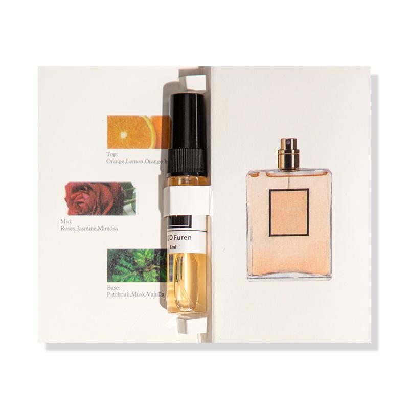Niche Version Perfume Sample Men and Women Haute Couture Replica Card Test Tube Durable Trial Pack