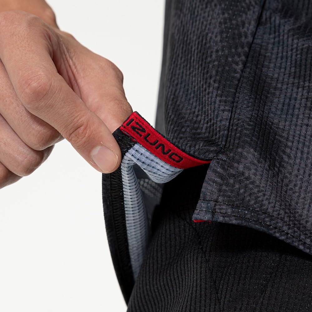 Dry Aeroflow Short Sleeve Training Breathable Size 32MAB020 Men's T-Shirt, Fabric, Quick-Drying, Black,