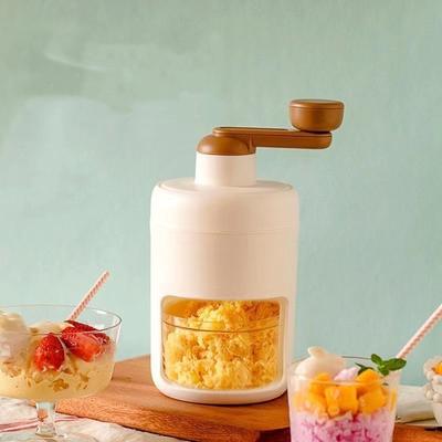 1 Stück kleine manuelle Eisbrecher für den Haushalt, handgekurbelte Eismaschine, Hagel-Eisbrecher-Artefakt, handgekurbelter Smoothie-Maker