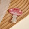 6cm Shoulder Bag Patches Mushroom Pattern DIY Bag Decoration Embroidery Patches  Countryside Style