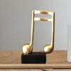 Musical Note Figurines Creative Home Decoration Resin Golden Sculpture Piano Office Desktop TV Cabinet Ornaments Birthday Gifts
