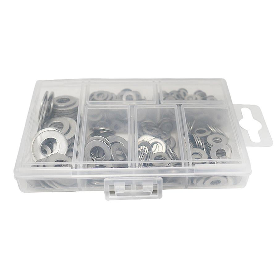 Ultra-thin Flat Washer Gasket 304 Stainless Steel Anti-corrosion Cleaning Passivation M3 M4 M5 M6 M8 M10 660Pcs