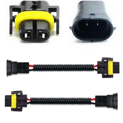 H11 H8 H9 Extension Wiring Harness Sockets Wire For Headlights or Fog Lights