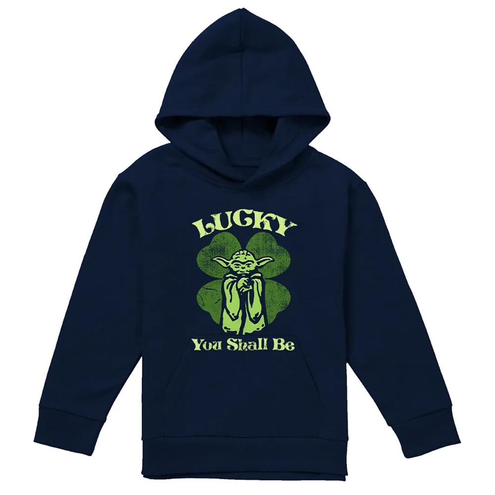 STAR WARS Childrens/Kids Lucky Yoda St Patricks Day Hoodie