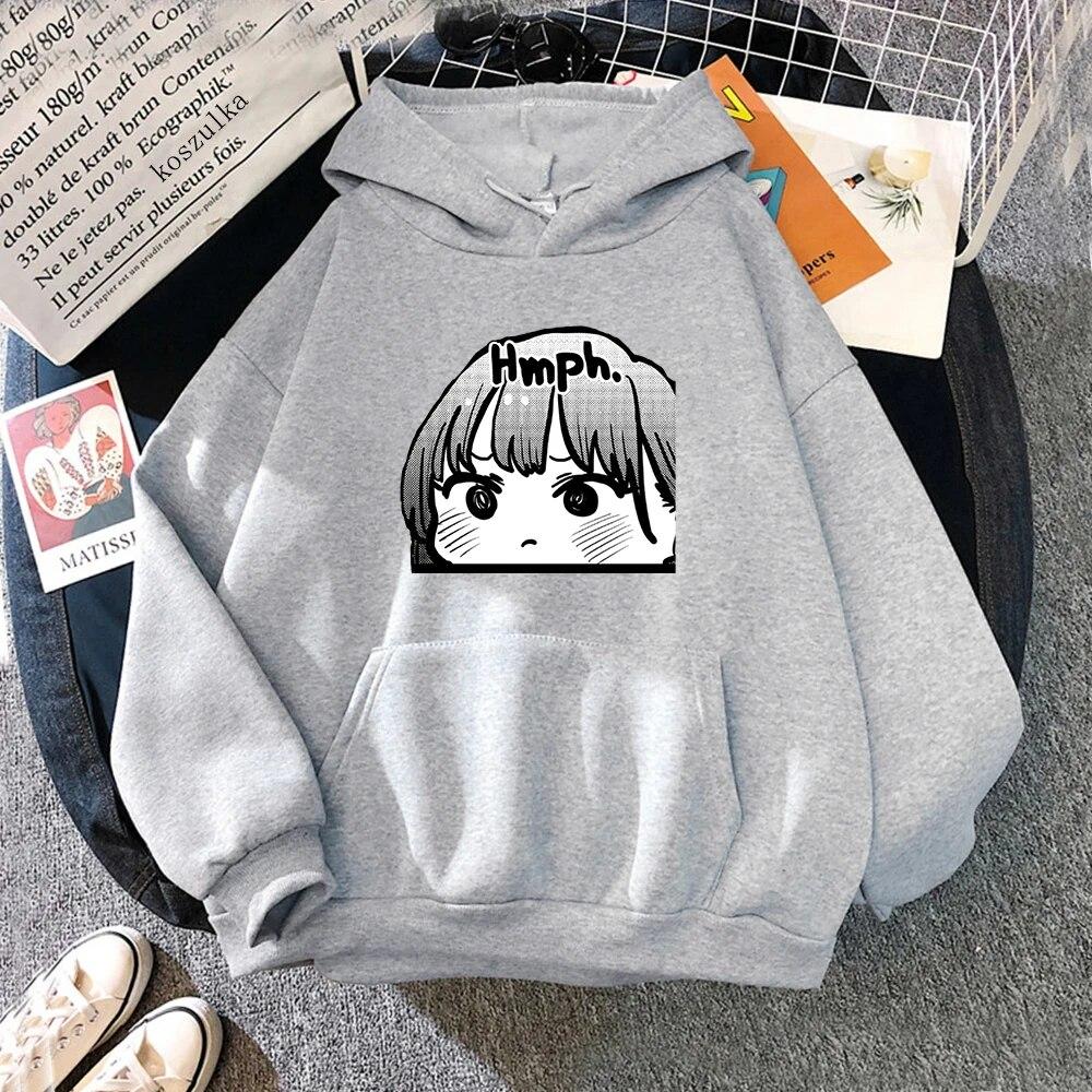 

2023 Аніме The Dangers In My Heart Толстовка Kawaii Women Harajuku Unisexga Angry Anna YAMADA Hoodies Унісекс Повсякденний світшот Vintage 2XL