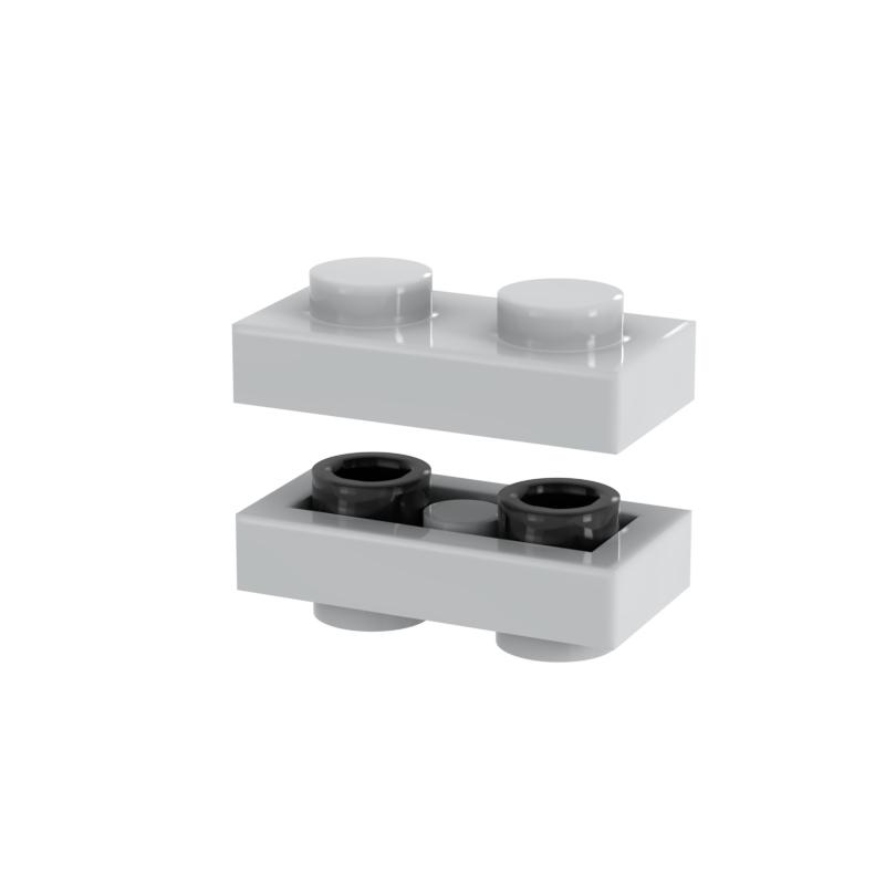 Double Stud Connection Building Blocks Compatible Major Brand Kids Toys 14417 Early LearningMOC Education Gifts