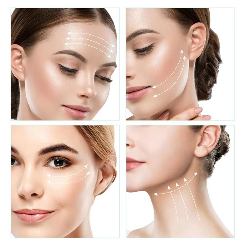 Amethyst Face Jade Massager Jade Roller Gua Sha For Lifting Anti-Wrinkle Acupuncture Beauty Skin Care Gouache Scraper Set