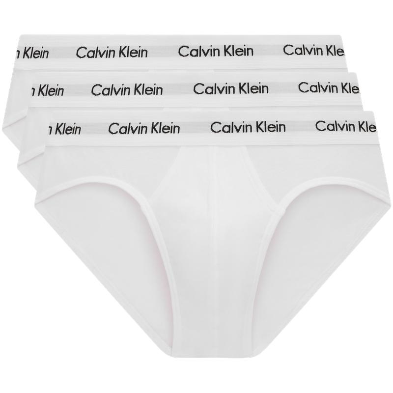

Calvin Klein Простое белое летнее трико с жаккардовым поясом, облегающее, трусы-треугольники, 3 штуки, мужское нижнее белье, лунно-белый, NB2613 M