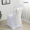 Elegante Coprisedia Decorazione con Nastro per Matrimonio