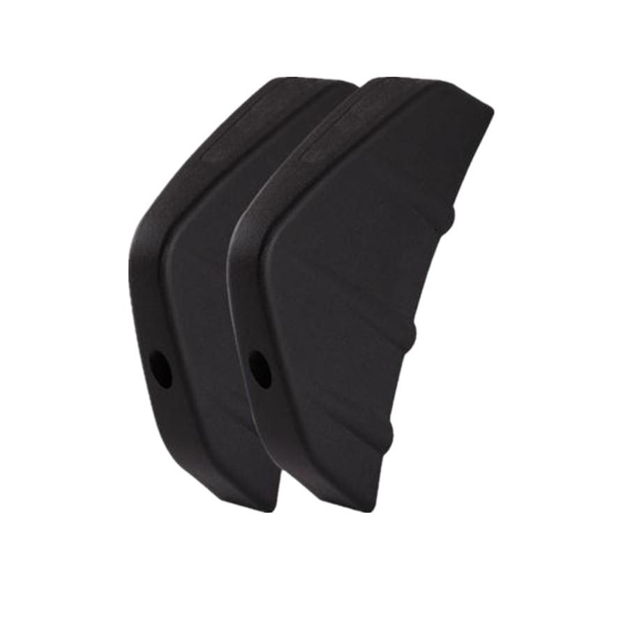 Universal 3Pcs Rear Bumper Diffuser Molding Point Garnish Black Red For All Car