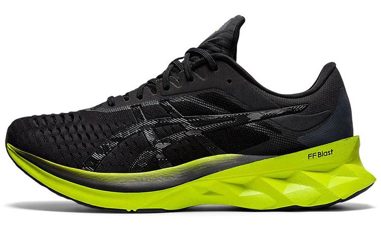 ASICS Novablast  Black Lime Zest  1011A681-003 43.5