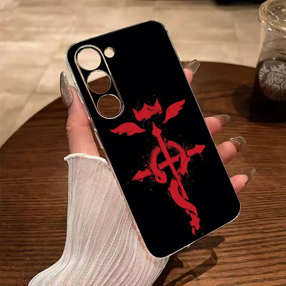 Popular anime-F-Fullmetal -Alchemist Clear Soft Silicone Phone Case for Samsung Galaxy A71, A70, A52, A51, A40, A30