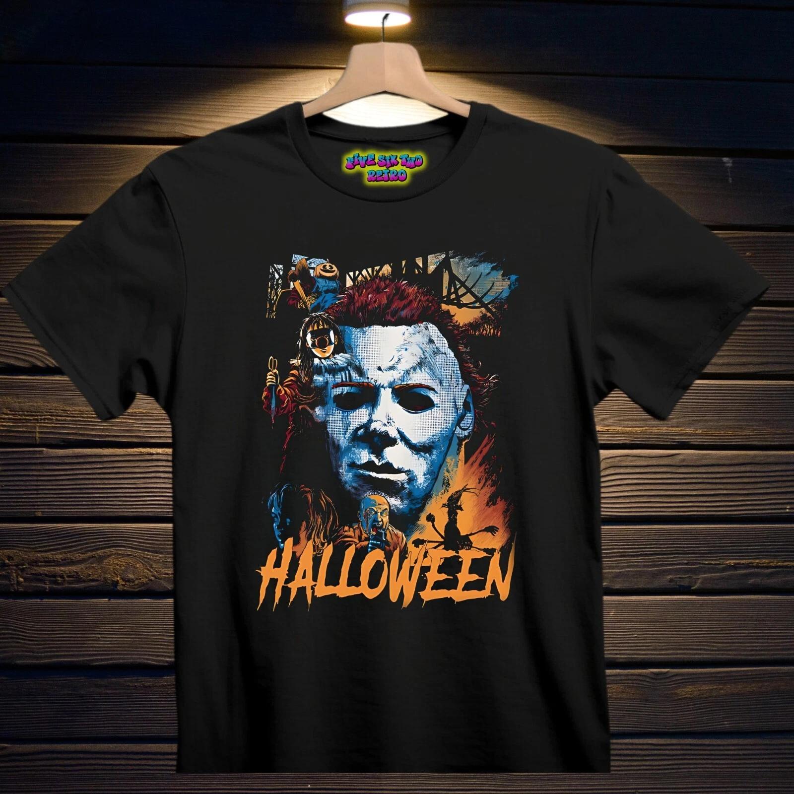 Halloween Horror T-Shirt Black S-3XL XXXXL
