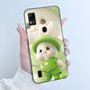 For Cricket Icon 5 Case AT&T Motivate 4 (SL112A/SL112C) Back Cover Luxury Cute Love Rabbit Funny Black Soft Silicone Phone Case