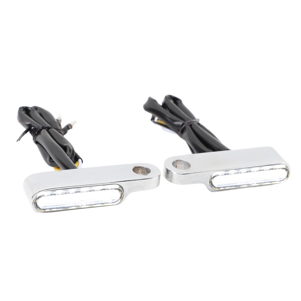 1 Pair Motorcycle LED Turn Signal Running Lights Retro Indicator Lamp for CB1000R Shadow XL700V Silv Wing 12V