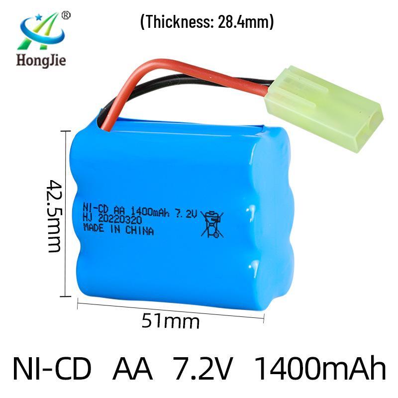 7.2V 1400mAh NiCd AA Rechargeable Battery Pack for RC Cars