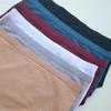 Dames katoenen slip met middelhoge taille, grote maat, ademend, zeer elastisch, comfortabel ondergoed, effen kleur