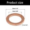 Universal Copper Drain Plug Gasket High Temperature Resistance Automotive Seal 007603-014106 007603014106 for Vehicles
