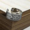 Xiaomi BF CLUB 925 Sterling Silver Ring For Women Jewelry Red Stone Retro Open Vintage Handmade Ring Allergy For Party Birthday Gift
