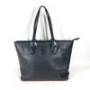 Kabyker Small Logo Badge Shoulder Bag Tote Bag Leather Black