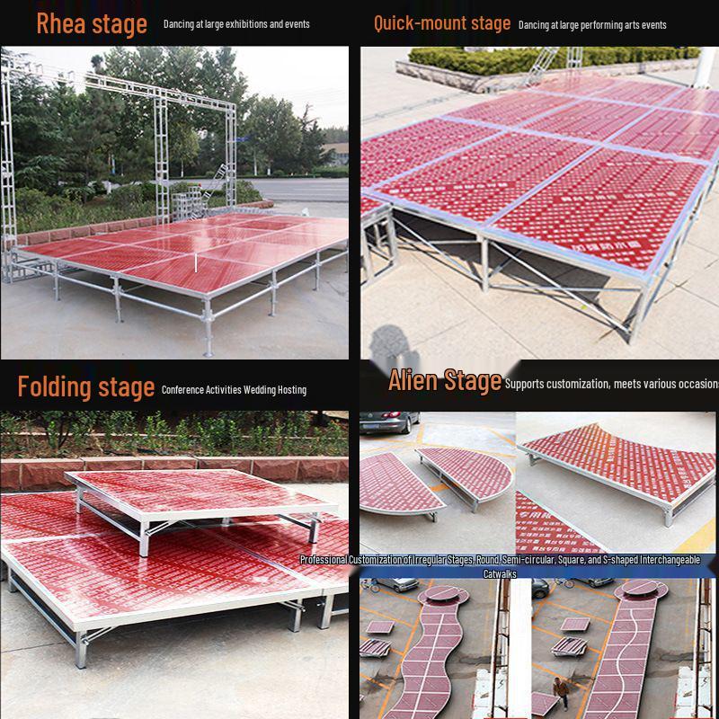 Foldable Wedding Tabletop Stage Truss with Quick-Install, Stainless Steel