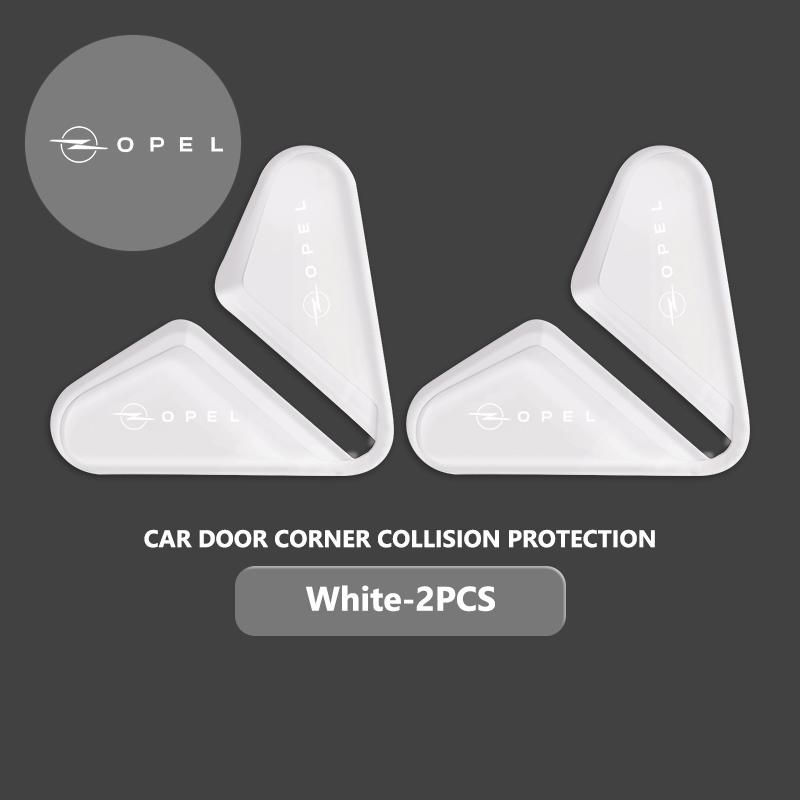For Opel CorsaCar Door Corner Anti-collision Protective Silicone Guard Protector For Opel Meriva Mokka Grandland Vectra Zafira Vivaro Antara