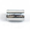 VR - Alloy Aluminum Hose Adapter Joiner Pipe Connector Silicone 63mm or 70mm or 76mm Color Silver