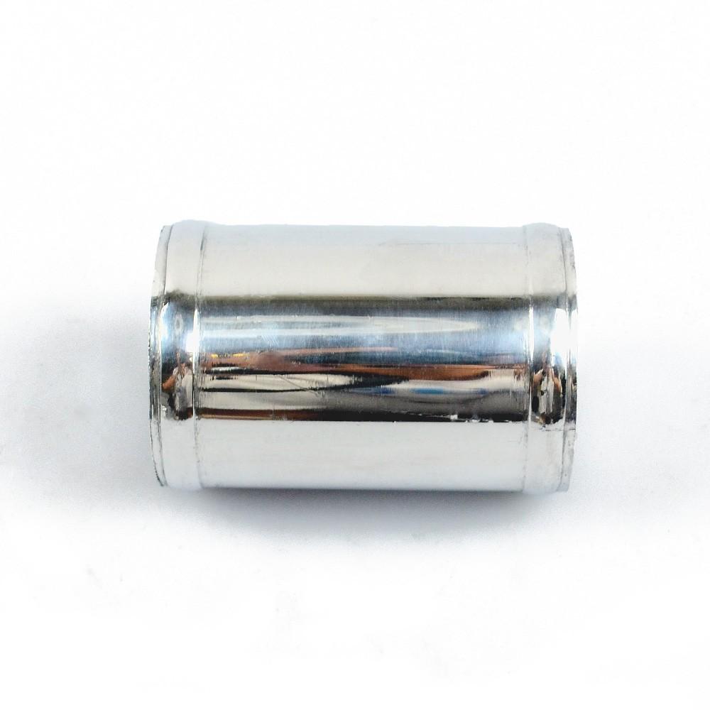 VR - Alloy Aluminum Hose Adapter Joiner Pipe Connector Silicone 63mm or 70mm or 76mm Color Silver