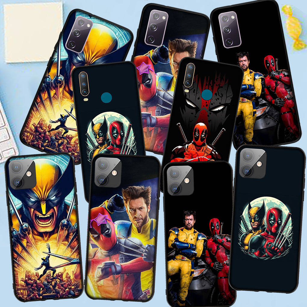 Case for Samsung Galaxy S25 S23 S22 S24 Ultra FE A05 A06 A15 A16 A36 A37 A35 A54 A55 A56 A57 A25 A26 A53 A17 Superhero Deadpool Comics Wolverine Cover