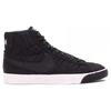 Nike Blazer Mid Premium Cushioning Durable High-Top Skate Shoes Women Skate Shoes Black White 857664-001