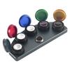 Watch Oiler Kit Alloy Five Holes Watch 4 5 Oil Dishes Oil Cup Dishes With Cover Watch Repair Tool for Watchmaker