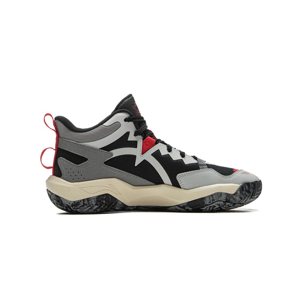 Li Ning Kids Basketball Fashion Trend Sports Casual Non-Slip Wear-Resistant Rebound Support Basketball Shoes Kids Sneakers YKBV012-5