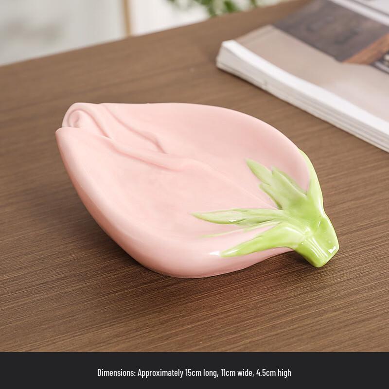 

Rose Ceramic Soap Dish Set