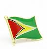 World Flags Enamel Lapel Pin - UK & US Iron Brooch with Drip Glue and Baking Paint Finish.