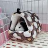 Yousheng Hamster Nest Comfortable Warm Guinea Pig Bed House Soft Fabric Plush Small Pet Hideout for Small Animals