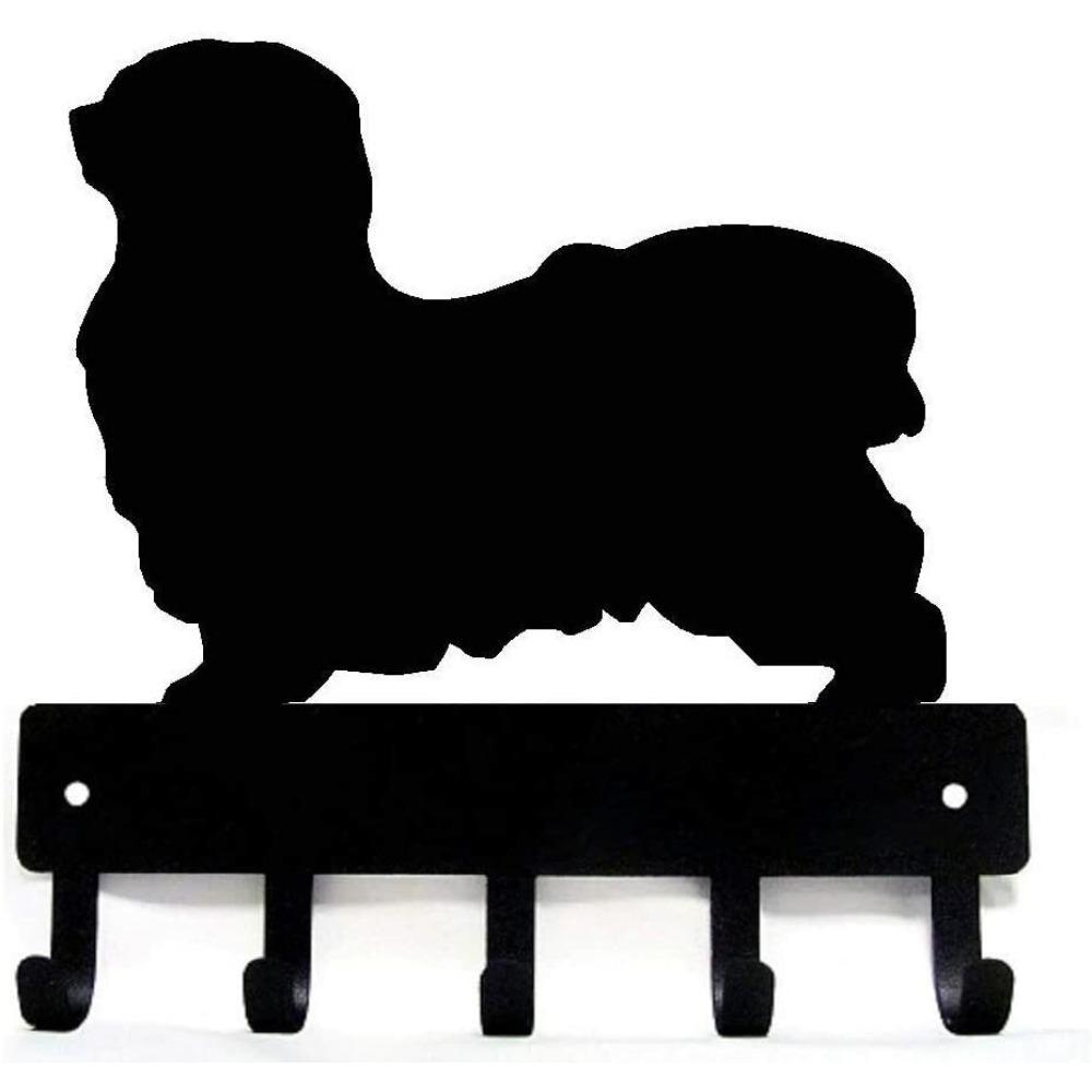 Havanese Dog Key Rack 6 Inch Wide Metal Wall Hook Pet Lover Gift Home Decor чёрный