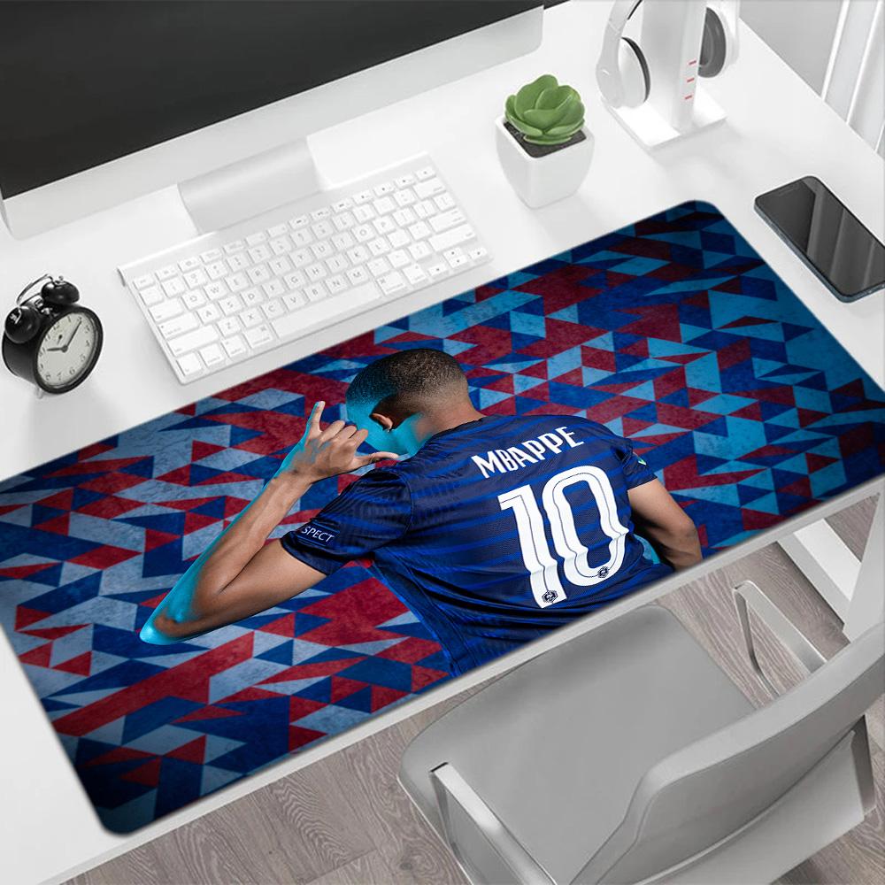 Football Player Jersey Gaming Mouse Pad Keyboard Pad Office Mouse Mats Non-Slip Rubber Bottom Office and Gaming Desk Decoration