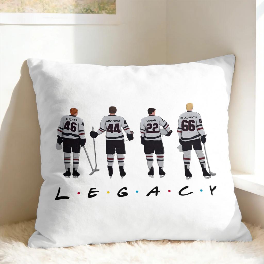New Campus Briar Hocky Pillow Case Design Pillow Cover For Sofa Home Decoration Vintage Pillowcases